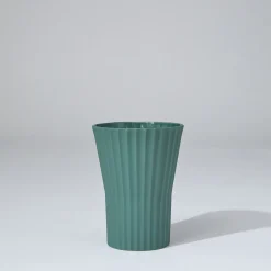 Athena Ripple Vase Moss (L)