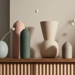 Cloud Bell Vase Chalk (L)