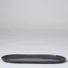 Cloud Oval Plate Charcoal (L)