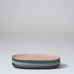 Cloud Oval Plate Charcoal (M)