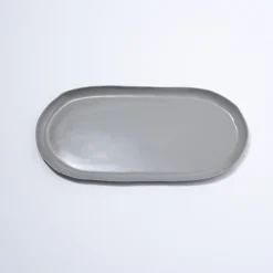 Cloud Oval Plate Dove Grey (L)