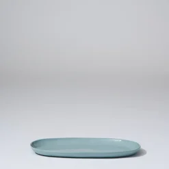 Cloud Oval Plate Light Blue (M)