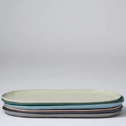 Cloud Oval Plate Moss (L)