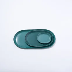 Cloud Oval Plate Moss (M)