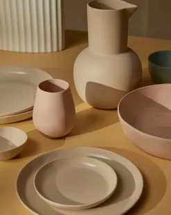 Cloud Round Plate Chalk (S)