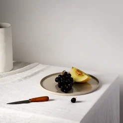 Cloud Round Platter Chalk L