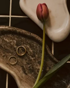 Marble Puddle Tray White Marle