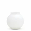 Opal Ball Vase White (M)