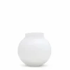 Opal Ball Vase White (S)