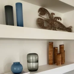 Opal Pillar Vase Ash (L)