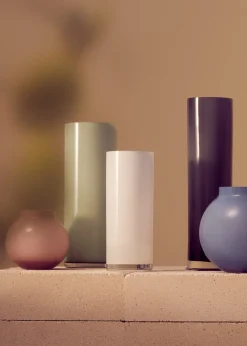 Opal Pillar Vase Ash (XL)