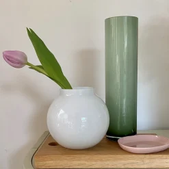 Opal Pillar Vase Sage (XL)