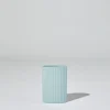 Ripple Oval Vase Light Blue (S)