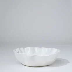 Ruffle Bowl Snow White (L)