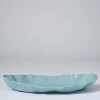 Ruffle Rectangle Platter Light Blue (XL)