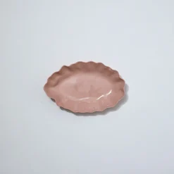 Ruffle Rectangle Platter Icy Pink (M)