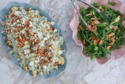 Ruffle Rectangle Platter Light Blue (M)