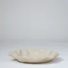 Ruffle Round Platter Chalk White (XL)