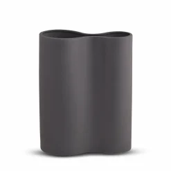 Smooth Infinity Vase Charcoal (M)