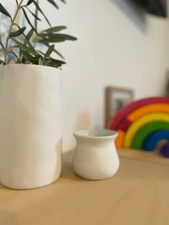 Tubby Vase Snow (XS)